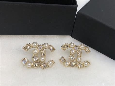 fake chanel earrings ali express|Results for chanel earrings .